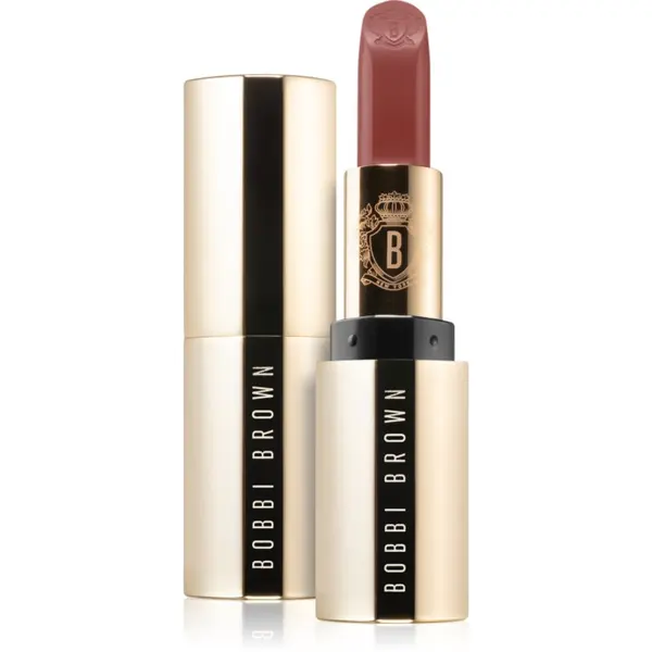 Bobbi Brown Bobbi Brown Luxe Lipstick луксозно червило с хидратиращ ефект цвят Burnt Rose 3.8 гр.