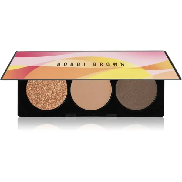 Bobbi Brown Bobbi Brown Sunkissed Glow The Essential Eyeshadow Trio палитра сенки за очи цвят Golden Hour​​ 4.4 гр.