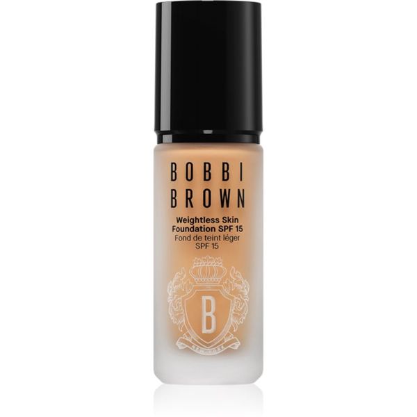 Bobbi Brown Bobbi Brown Weightless Skin Foundation SPF 15 Mini дълготраен матиращ фон дьо тен с хидратиращ ефект цвят Golden 13 мл.