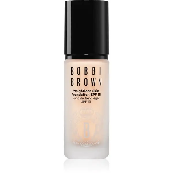Bobbi Brown Bobbi Brown Weightless Skin Foundation SPF 15 Mini дълготраен матиращ фон дьо тен с хидратиращ ефект цвят Porcelain 13 мл.