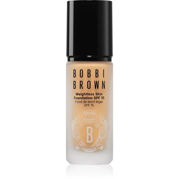 Bobbi Brown Bobbi Brown Weightless Skin Foundation SPF 15 Mini дълготраен матиращ фон дьо тен с хидратиращ ефект цвят Warm Honey 13 мл.