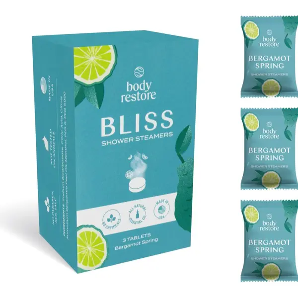 Body Restore Body Restore Bliss Shower Steamers таблетки за душ аромати Bergamot Spring 3 бр.