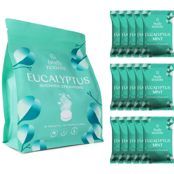 Body Restore Body Restore Eucalyptus & Mint Shower Steamers таблетки за душ 15 бр.
