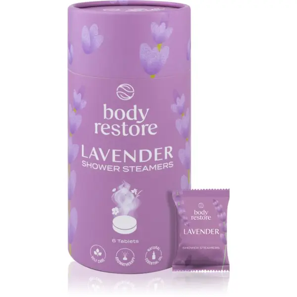 Body Restore Body Restore Lavender Shower Steamers таблетки за душ с екстракт от лавандула 6 бр.