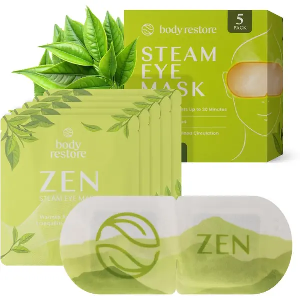 Body Restore Body Restore Steam Eye Mask Green Tea маска за околоочната зона 5 бр.