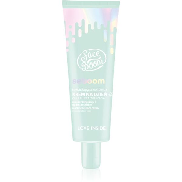BodyBoom BodyBoom FaceBoom Seboom лек хидратиращ дневен крем за смесена и мазна кожа 50 мл.