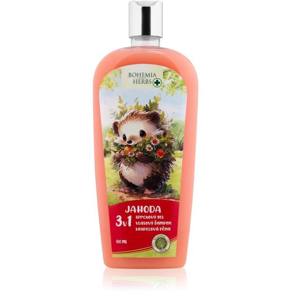 Bohemia Gifts & Cosmetics Bohemia Gifts & Cosmetics Bohemia Herbs Strawberry пяна за вана и миещ гел 500 мл.
