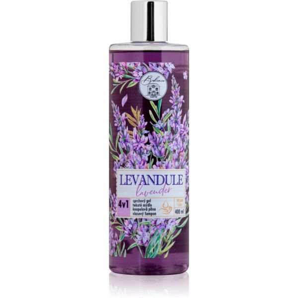 Bohemia Gifts & Cosmetics Bohemia Gifts & Cosmetics Flower Line Lavender миещ гел за тяло и коса 4 в 1 400 мл.