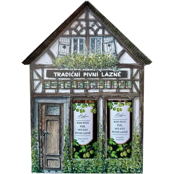 Bohemia Gifts & Cosmetics Bohemia Gifts & Cosmetics Little House Beer подаръчен комплект