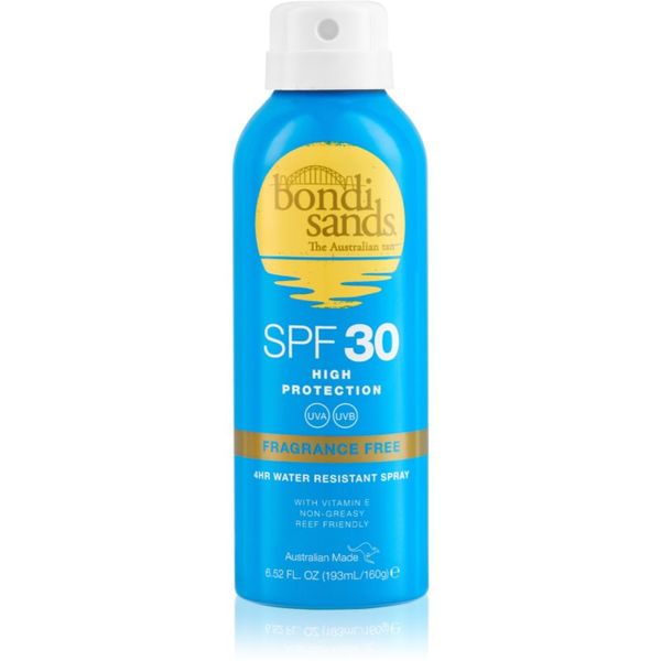 Bondi Sands Bondi Sands SPF 30 Fragrance Free водоустойчив спрей за тен SPF 30 160 гр.