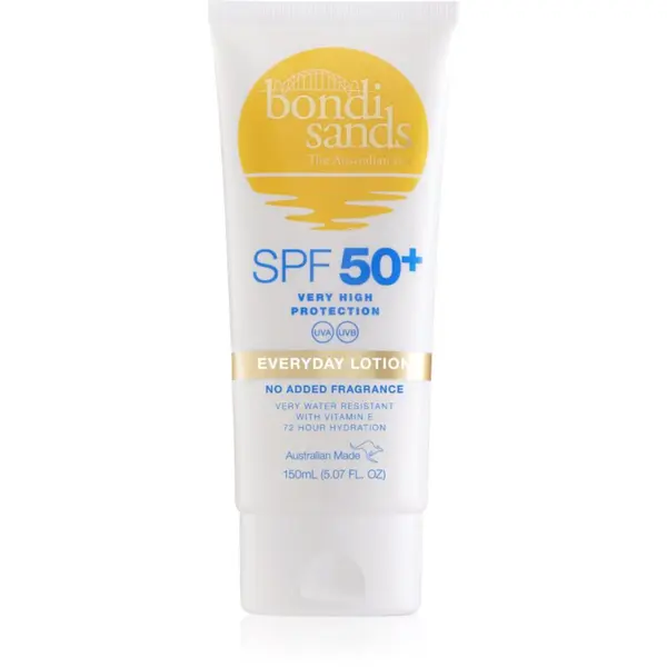 Bondi Sands Bondi Sands SPF 50+ Everyday Body Lotion слънцезащитен лосион за тяло водоустойчиви SPF 50+ 150 мл.