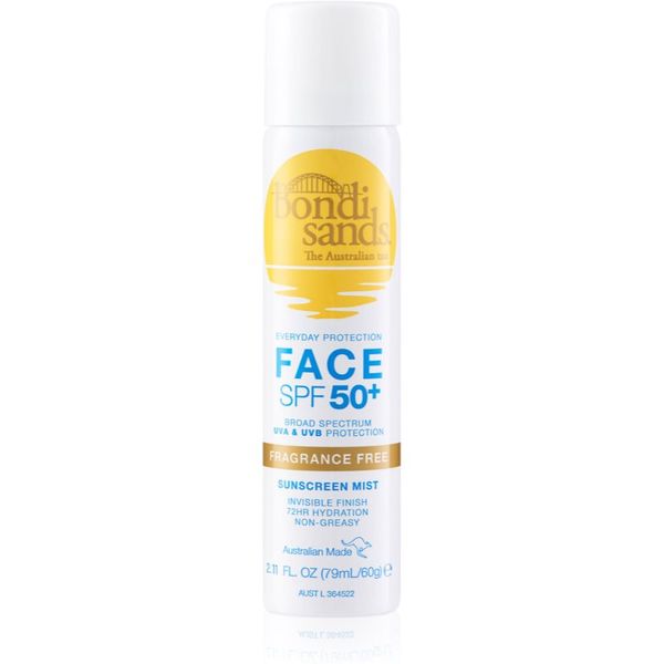 Bondi Sands Bondi Sands SPF 50+ Face Fragrance Free защитна мъгла за лице SPF 50+ 60 гр.