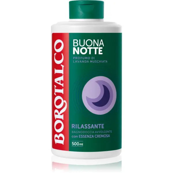 Borotalco Borotalco Good Night Relaxing душ гел за спокоен сън аромати Musk Lavender 500 мл.
