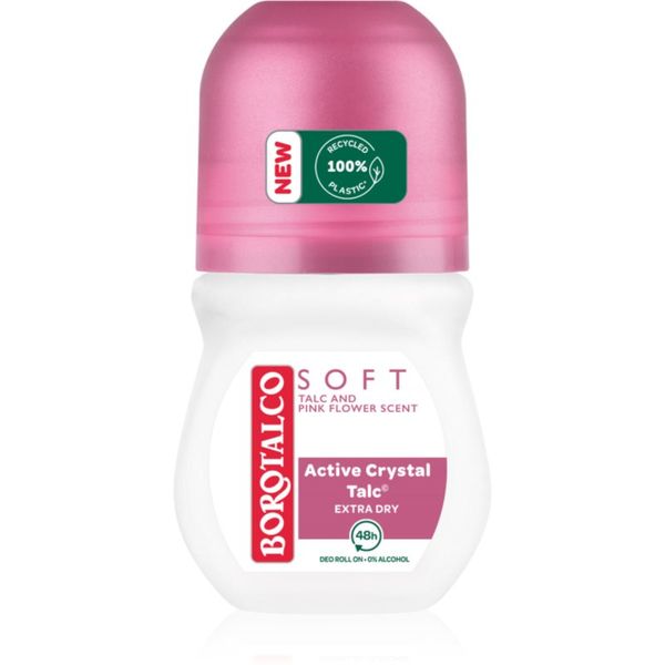 Borotalco Borotalco Soft Talc & Pink Flower дезодорант roll-on без алкохол 50 мл.