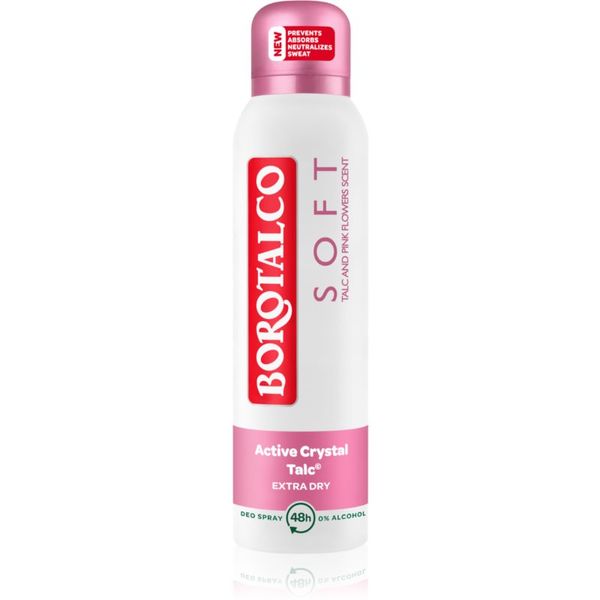 Borotalco Borotalco Soft Talc & Pink Flower дезодорант в спрей без алкохол 150 мл.