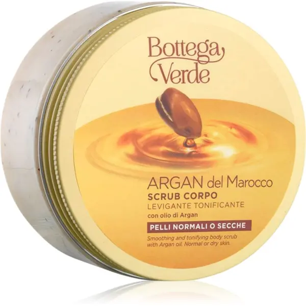 Bottega Verde Bottega Verde Argan del Marocco изглаждащ пилинг за тяло с арганово масло 200 мл.