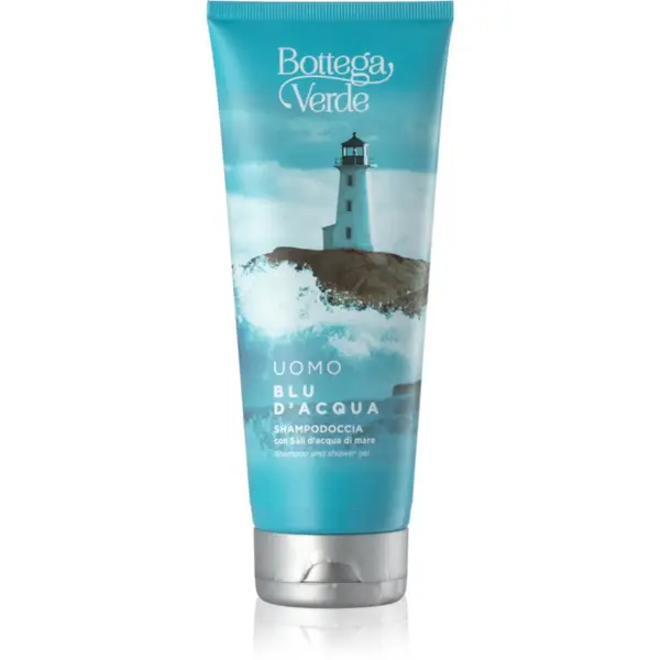 Bottega Verde Bottega Verde Blu d´Acqua душ гел и шампоан 2 в 1 с морски соли 200 мл.