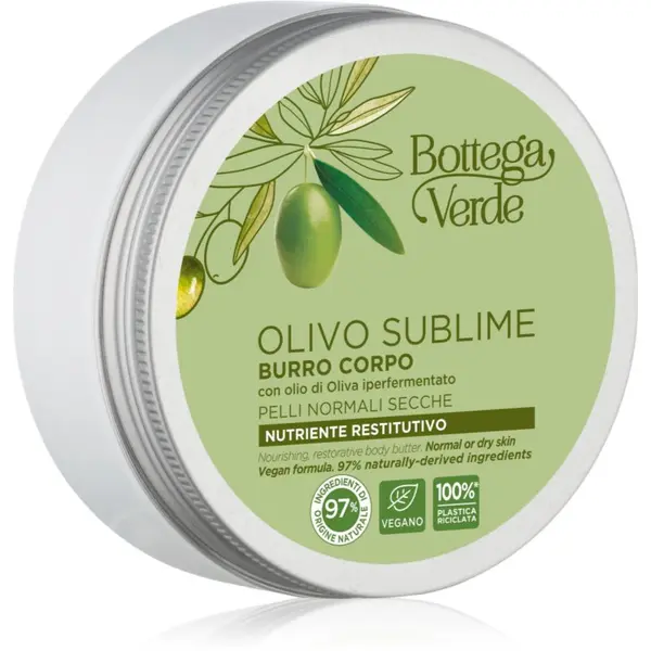 Bottega Verde Bottega Verde Olivo Sublime подхранващо масло за тяло с маслинено олио 150 мл.
