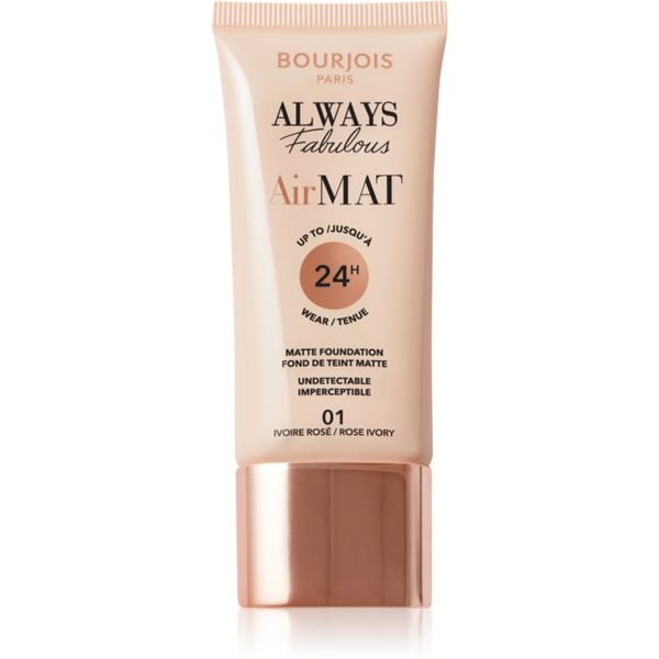 Bourjois Bourjois Air Mat матиращ фон дьо тен цвят 01 Rose Ivory 30 мл.