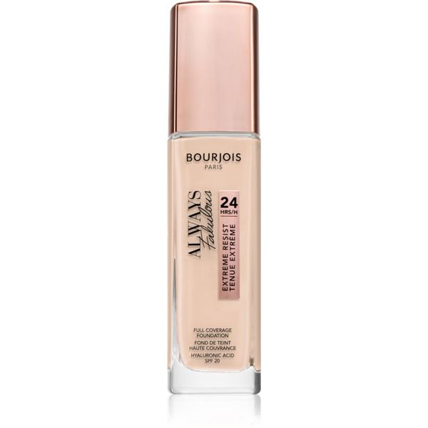 Bourjois Bourjois Always Fabulous дълготраен фон дьо тен SPF 20 цвят 100 Rose Ivory 30 мл.