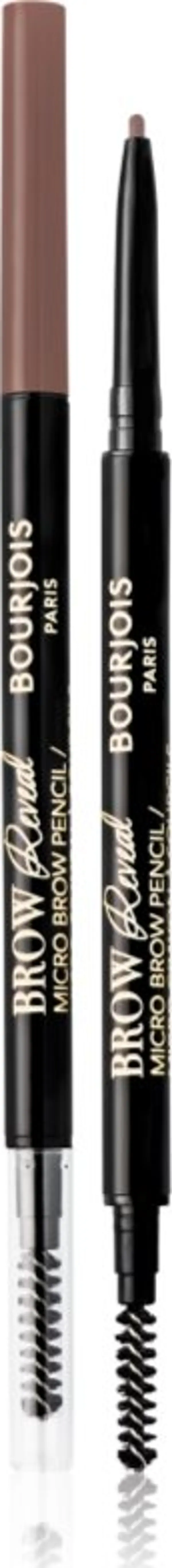 Bourjois Bourjois Brow Reveal прецизен молив за вежди с четка цвят 001 Blond 0,09 гр.