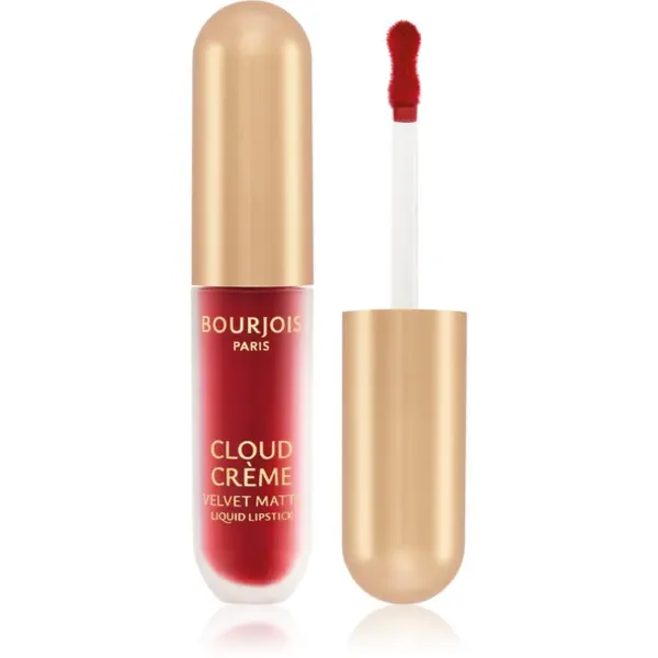 Bourjois Bourjois Cloud Crème Velvet Matte ултра матиращо течно червило цвят 08 Chérie Cherry 3.1 мл.