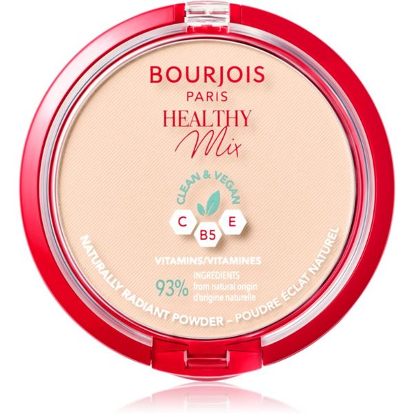 Bourjois Bourjois Healthy Mix матираща пудра за сияен вид на кожата цвят 01 Ivory 10 гр.