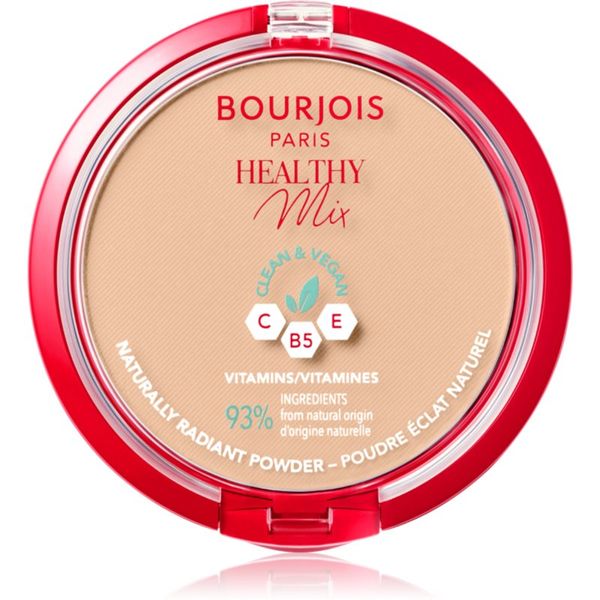 Bourjois Bourjois Healthy Mix матираща пудра за сияен вид на кожата цвят 04 Golden Beige 10 гр.