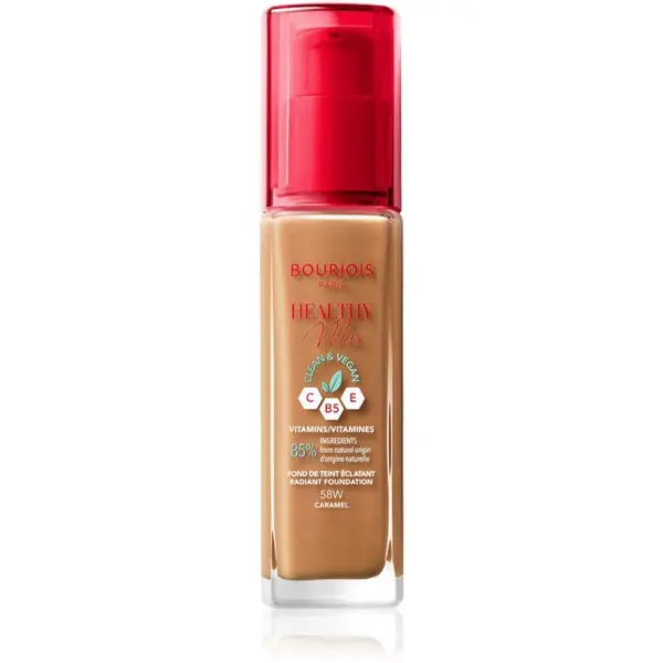 Bourjois Bourjois Healthy Mix озаряващ хидратиращ фон дьо тен 24 часа цвят 58W Caramel 30 мл.