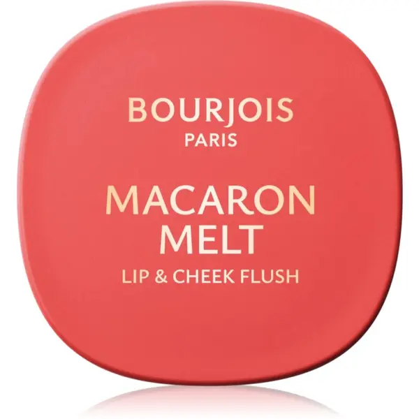 Bourjois Bourjois Macaron Melt Lip & Cheek Flush руж 2 в 1 цвят 03 Peach Tatin 5 гр.