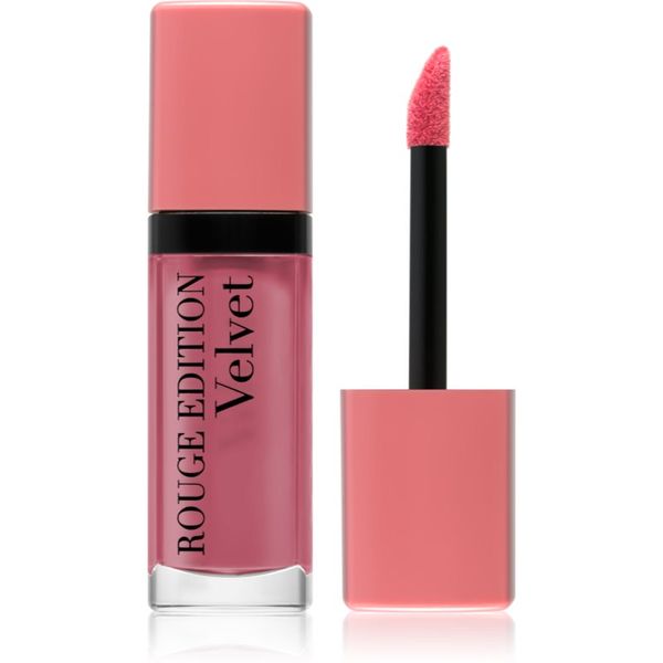 Bourjois Bourjois Rouge Edition Velvet течно червило с матиращ ефект цвят 10 Don´t Pink Of It! 7.7 мл.