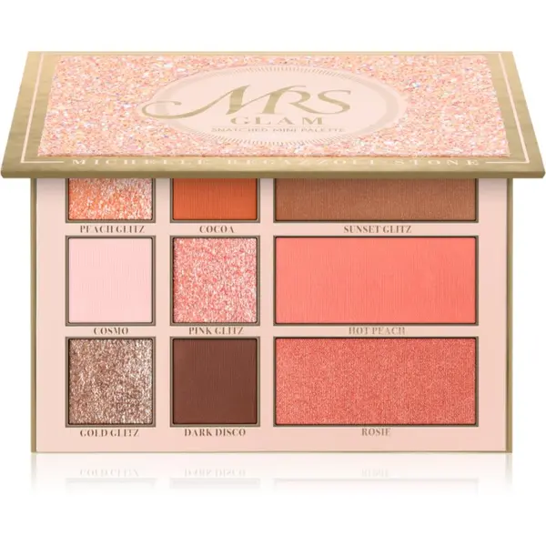 BPerfect BPerfect Mrs Glam Snatched Mini Palette мултифункционална палитра за лице 22 гр.