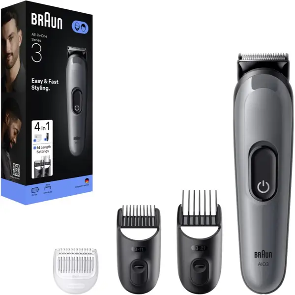 Braun Braun All-In-One Series 3 AIO3500 комплект за оформяне на коса и брада 4 в 1 1 бр.