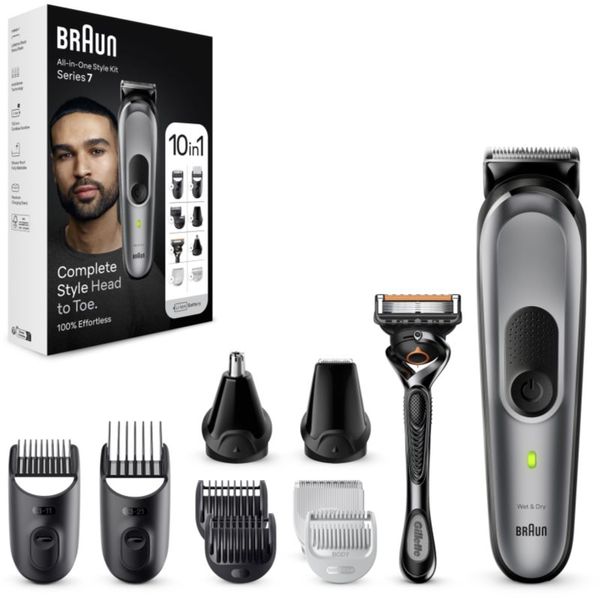 Braun Braun All-In-One Series MGK7420 мултифункционален тример за коса, брада и тяло 1 бр.