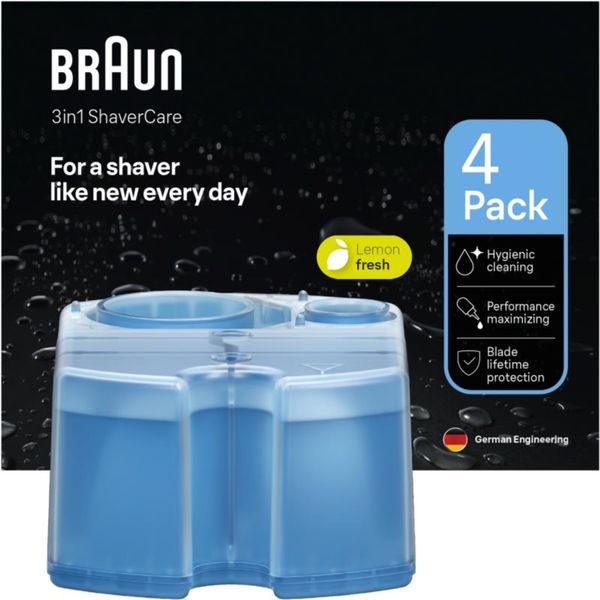 Braun Braun CCR Refill LemonFresh резервни пълнители за почистваща станция с аромат Lemon Fresh 4 бр.
