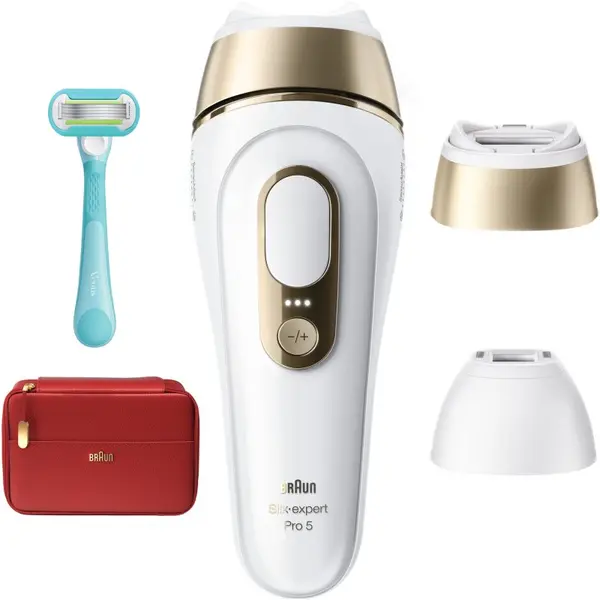 Braun Braun IPL Silk·expert Pro 5 PL5221 смарт IPL уред за отстраняване на косъмчета за тяло, лице, бикини зона и подмишници 1 бр.