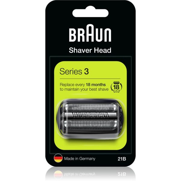 Braun Braun Series 3 21B сменяеми глави бръснене с електрическа самобръсначка