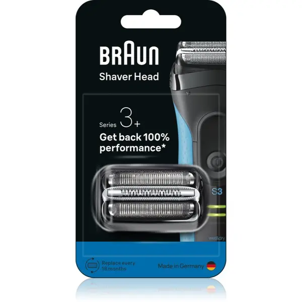 Braun Braun Series 3+ 32B сменяеми глави бръснене с електрическа самобръсначка 1 бр.