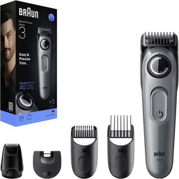 Braun Braun Series 3 BT3560 машинка за подстригване на брада с 5 стилизиращи уреда 1 бр.