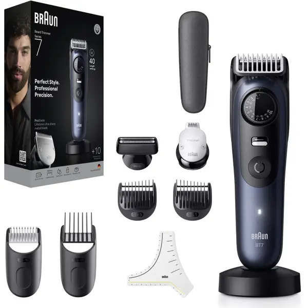 Braun Braun Series 7 BT7540 машинка за подстригване на брада + 10 стилизиращи уреда 1 бр.