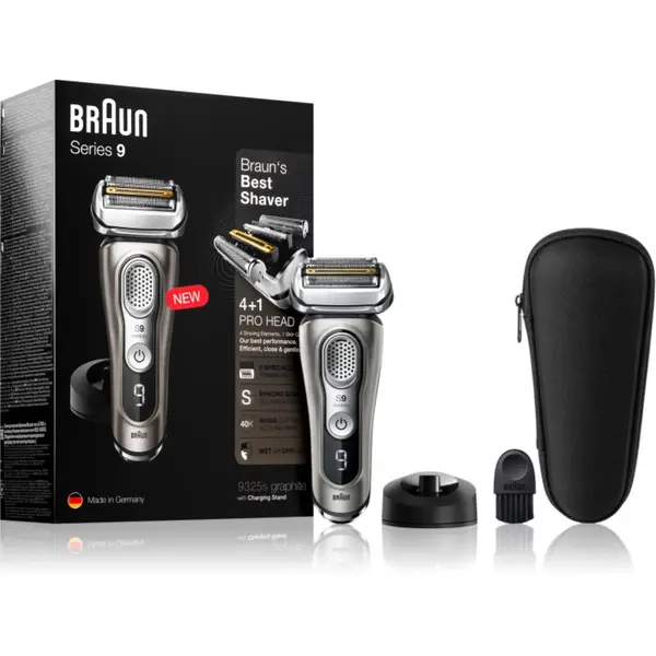 Braun Braun Series 9 9325s Graphite with Charging Stand машинка за бръснене 9325s graphite 1 бр.