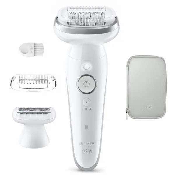 Braun Braun Silk-épil 9 9-030 епилатор с изцяло подвижна глава за мокро и за сухо бръснене 1 бр.
