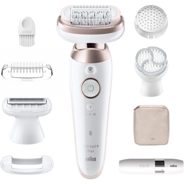 Braun Braun Silk-épil 9 9360 Flex епилатор с изцяло подвижна глава за крака, тяло и подмишници 1 бр.
