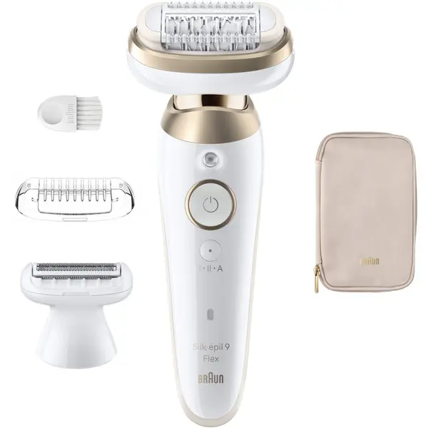 Braun Braun Silk-épil 9 Flex 9-030 3D епилатор с изцяло подвижна глава за мокро и за сухо бръснене 1 бр.