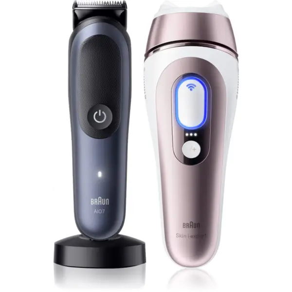 Braun Braun Smart IPL Skin i·expert & All in One комплект за грижа за косата, брадата и тялото