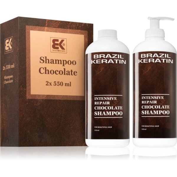 Brazil Keratin Brazil Keratin Chocolate Intensive Repair изгодна опаковка (за увредена коса)