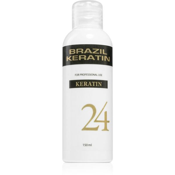 Brazil Keratin Brazil Keratin Keratin Treatment 24 специална заздравяваща грижа за изглаждане и възстановяване на увредена коса 150 мл.