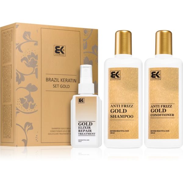 Brazil Keratin Brazil Keratin Set Gold подаръчен комплект(за непокорна коса)