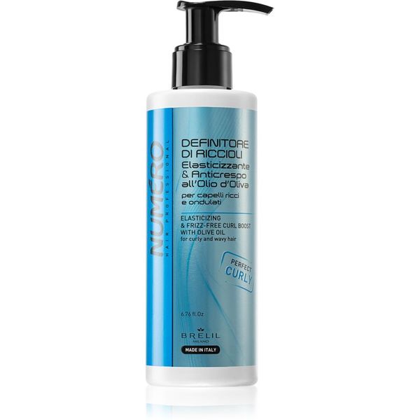 Brelil Professional Brelil Numéro Elasticizing & Frizz-Free Curl Boost крем за чуплива коса 200 мл.