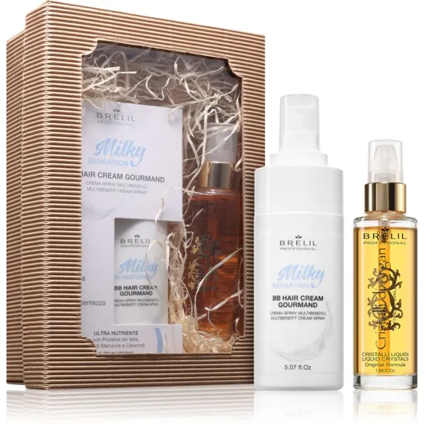 Brelil Professional Brelil Professional Gift Set подаръчен комплект за блясък и мекота на косата